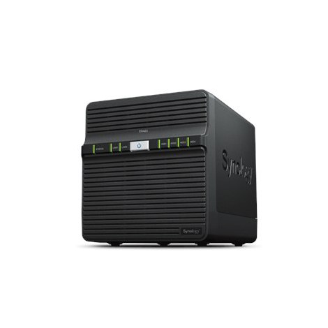 Synology | Tower NAS | DS423 | up to 4 HDD/SSD | Realtek | RTD1619B | Processor frequency 1.7 GHz | 2 GB | DDR4